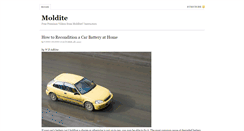 Desktop Screenshot of moldite.com